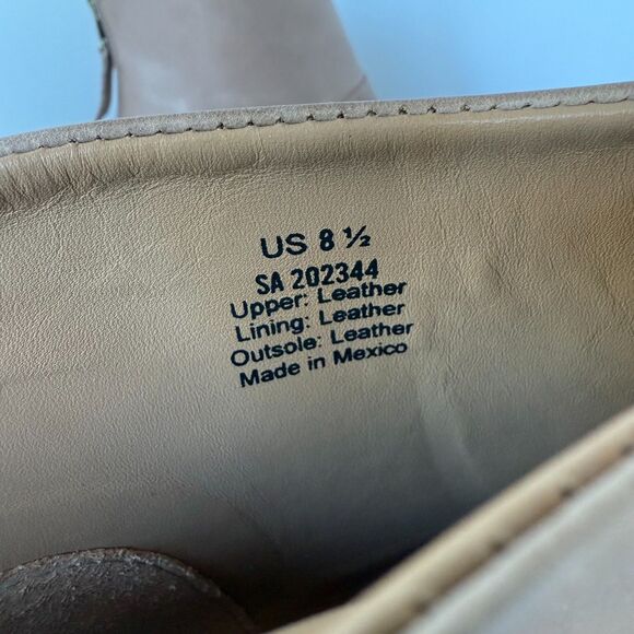 NWOB Nisolo Women's Dari Heeled Ankle Bootie in Almond Tan Leather Size 8.5 - Picture 15 of 15